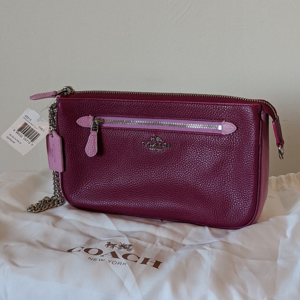 Lavender COACH Convertible Wristlet/Handbag BNWT